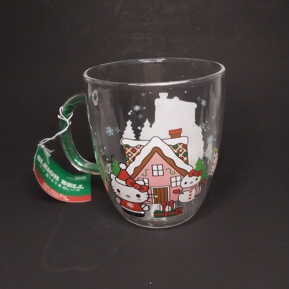 Hello Kitty by Sanrio Winter Wonderland Glass Mug - Picture 1 of 7